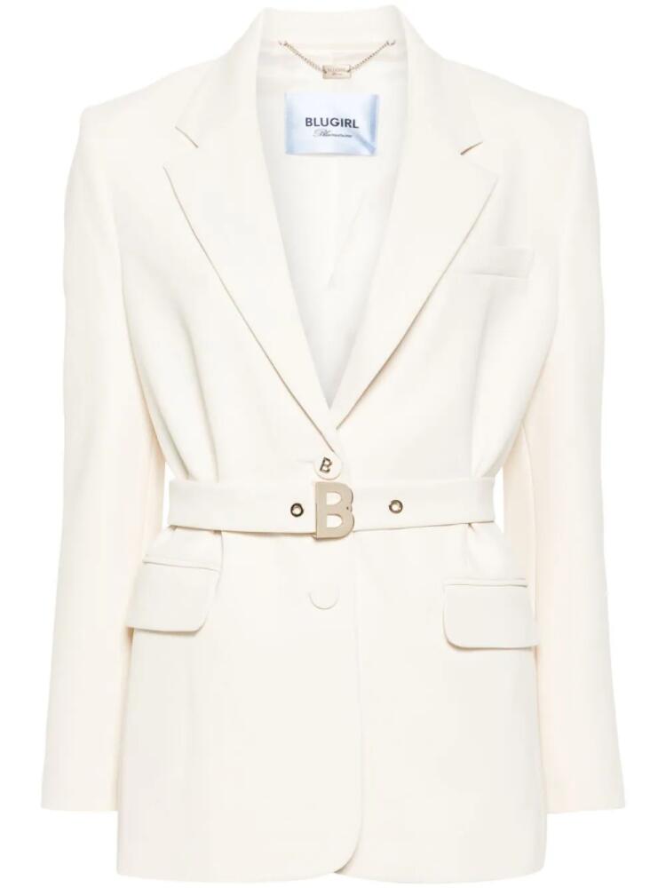 Blugirl crepe blazer - Neutrals Cover