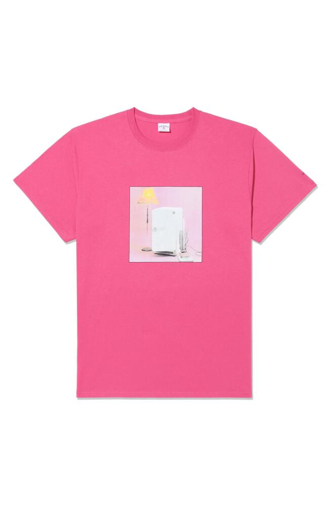 Noah x The Cure 'Three Imaginary Boys' Cotton Graphic T-Shirt in Pink Cover