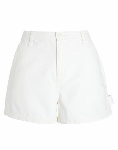 Vans Ground Work Short Woman Shorts & Bermuda Shorts White Cotton Cover