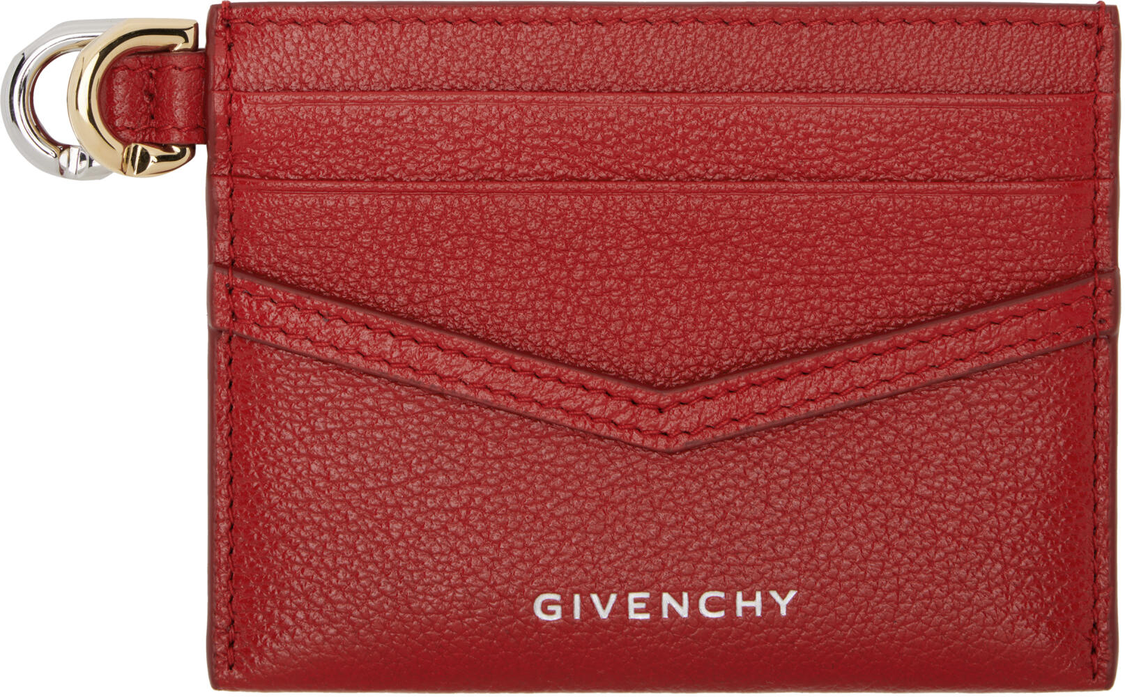 Givenchy Red Voyou Card Holder Cover