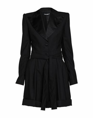 Dolce & gabbana Woman Jumpsuit Black Virgin Wool, Silk, Polyester, Elastane Cover