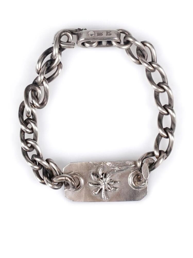 WERKSTATT:MÜNCHEN Palm cable-link chain detailing bracelet - Silver Cover