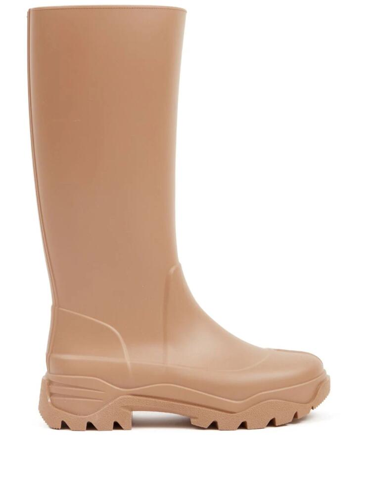 Maison Margiela Tabi rain boots - Brown Cover