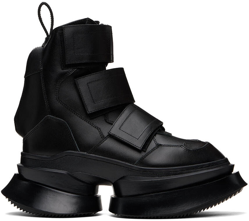 Julius Black Fastened Shell Boots Cover