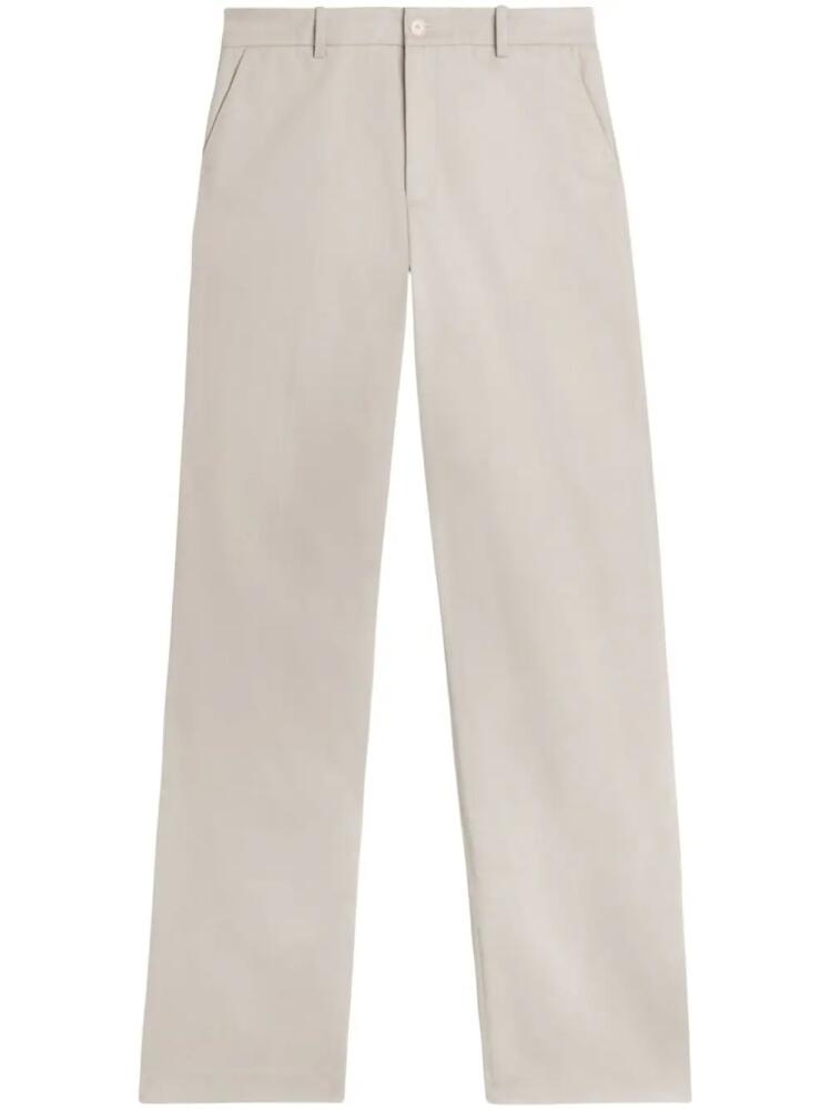 Axel Arigato Serif relaxed-fit cotton trousers - Neutrals Cover