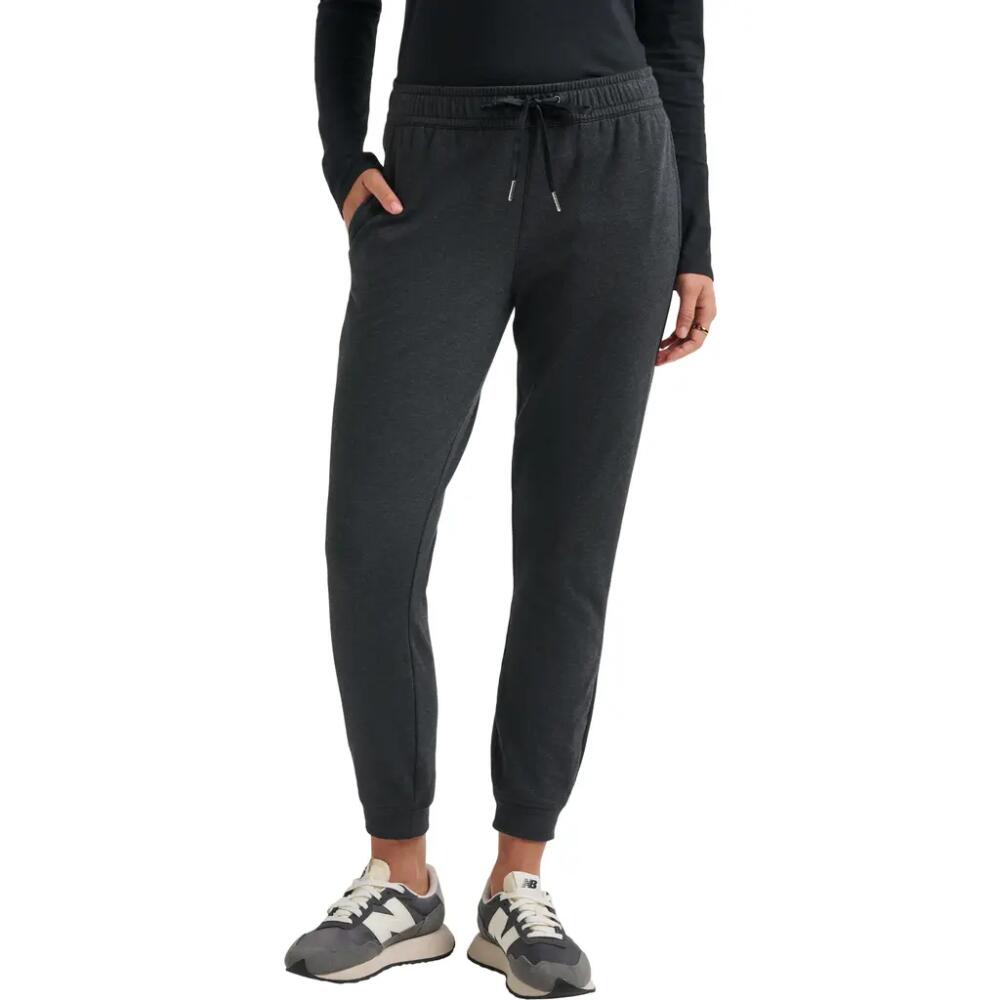 TravisMathew Cloud Drawstring Fleece Joggers in Heather Black Cover