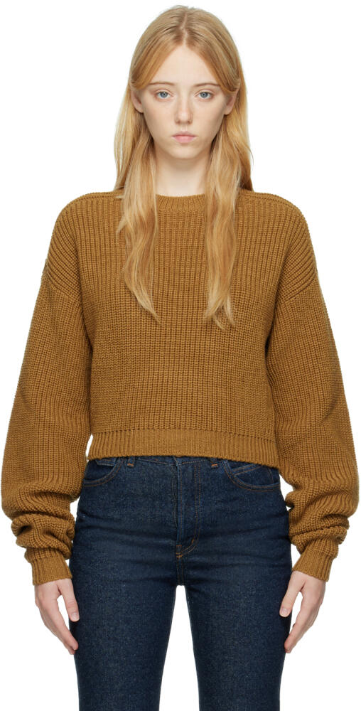 Quira SSENSE Exclusive Brown Raglan Sweater Cover