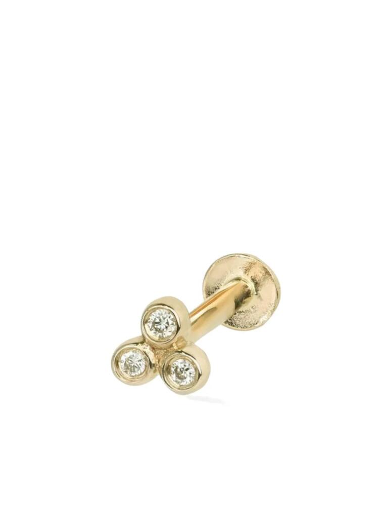 Lark & Berry 14kt yellow gold Trip diamond earring Cover