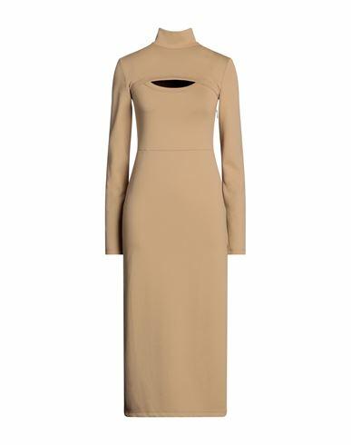 Ambush Woman Midi dress Camel Polyamide, Elastane Cover