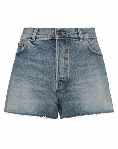 Haikure Woman Denim shorts Blue Cotton Cover