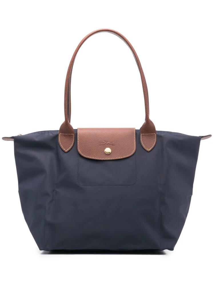 Longchamp medium Le Pliage tote bag - Blue Cover