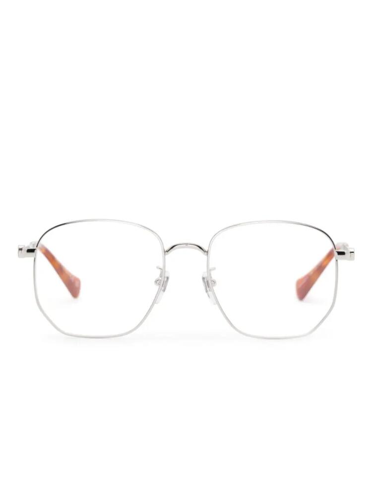 Gucci Eyewear GG1420OK oversize-frame glasses - Silver Cover