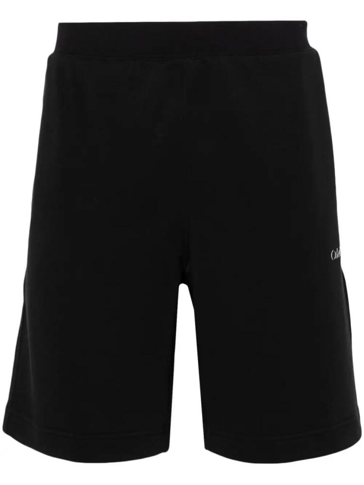 Calvin Klein rubberised-logo shorts - Black Cover