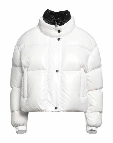 Add Woman Puffer White Nylon Cover