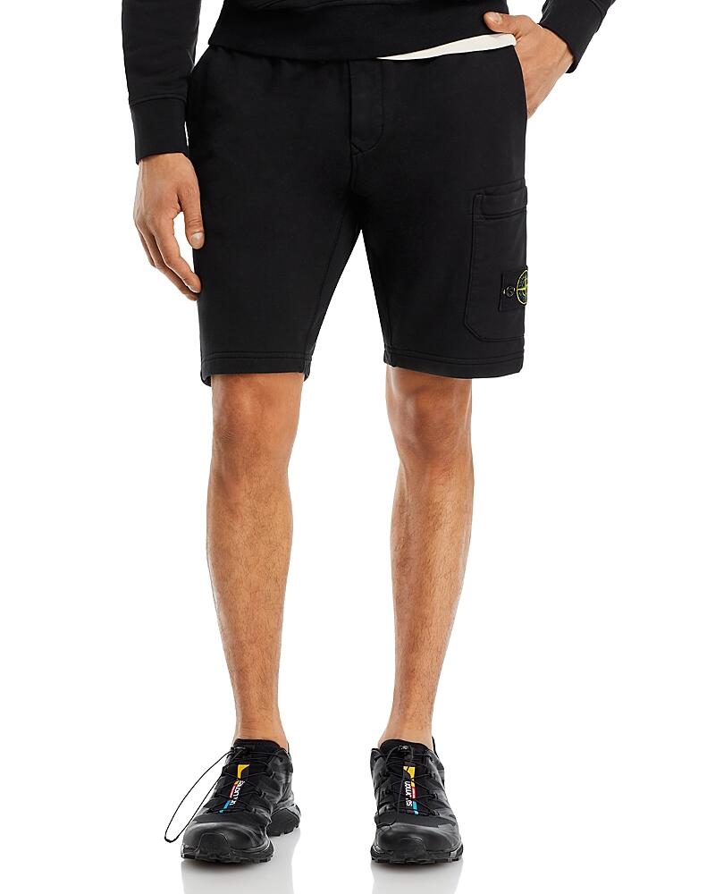 Stone Island Fleece Regular Fit Cargo Shorts Cover