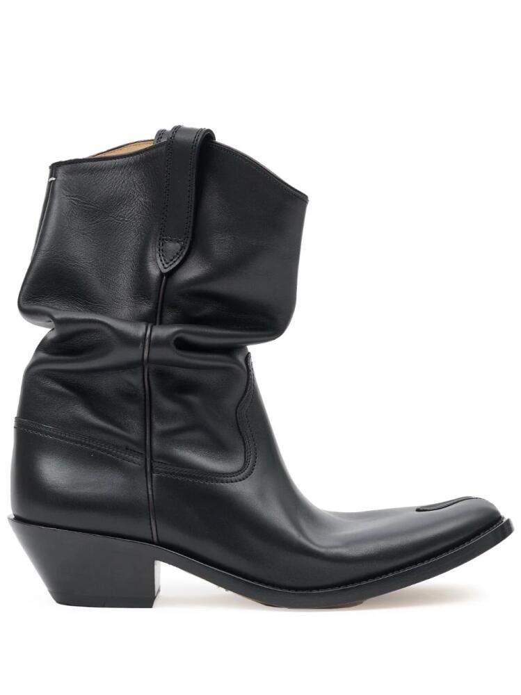 Maison Margiela Tabi 55mm slouchy Western boots - Black Cover