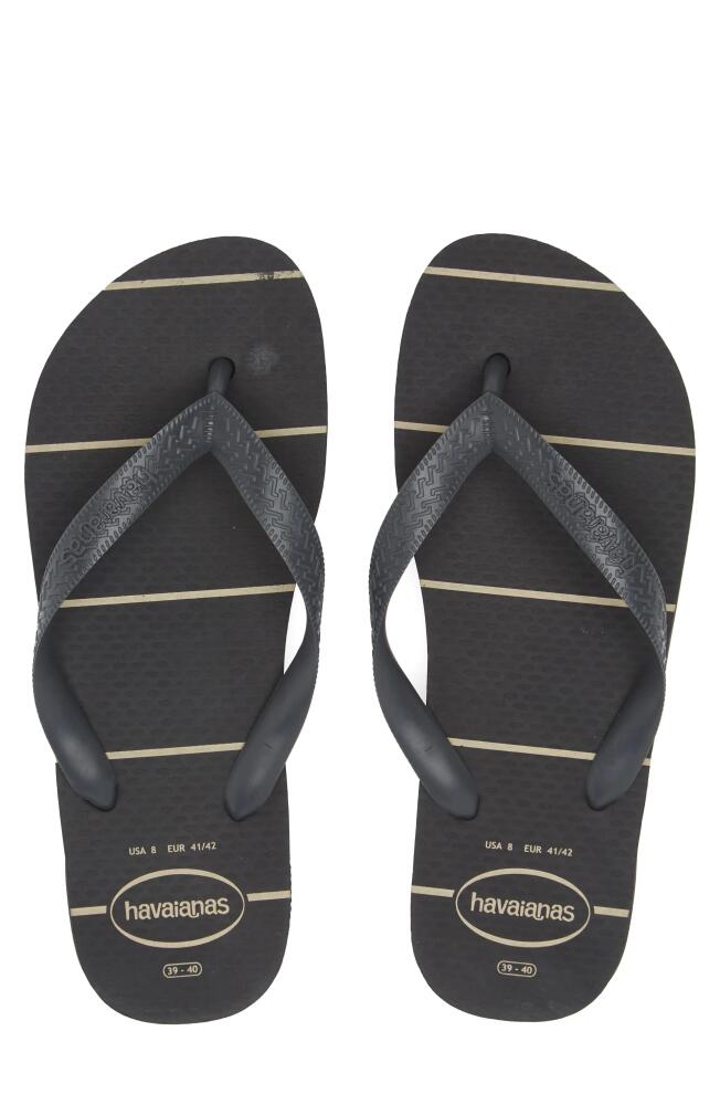 Havaianas Top Flip Flop in Black Cover