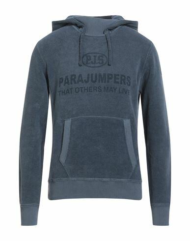 Parajumpers Man Sweatshirt Navy blue Cotton Cover