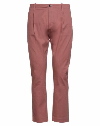 Nine In The Morning Man Pants Brick red Cotton, Elastane Cover