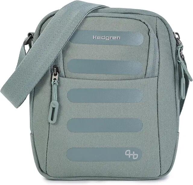 Hedgren Relax Crossbody (Grey/Green) Cross Body Handbags Cover