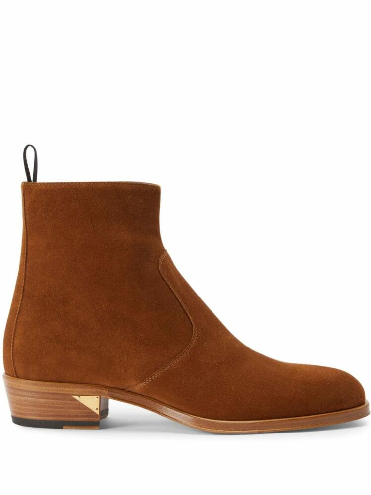 Giuseppe Zanotti Fabyen suede ankle boots - Brown Cover