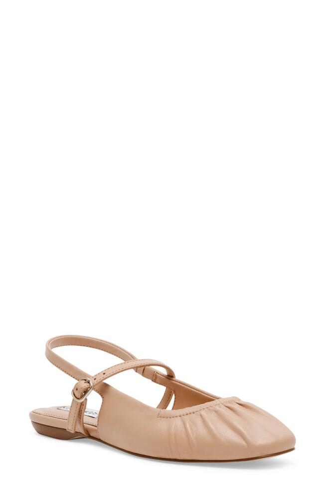 Steve Madden Garson Mary Jane Slingback Flat in Cream Leather Cover