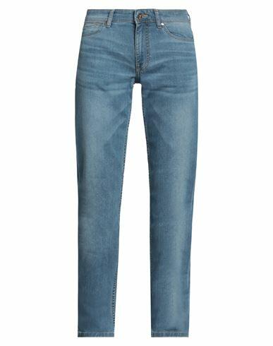 Harmont & Blaine Man Jeans Blue Cotton, Elastane Cover