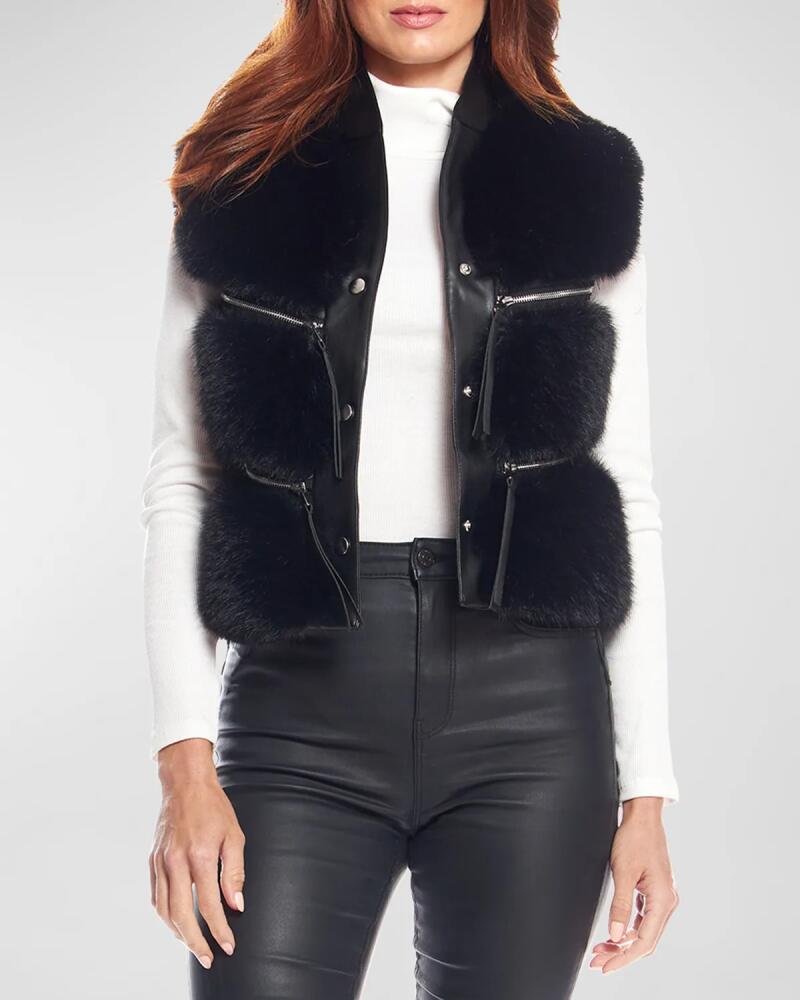 Fabulous Furs La Moda Fox Faux Fur Vest Cover