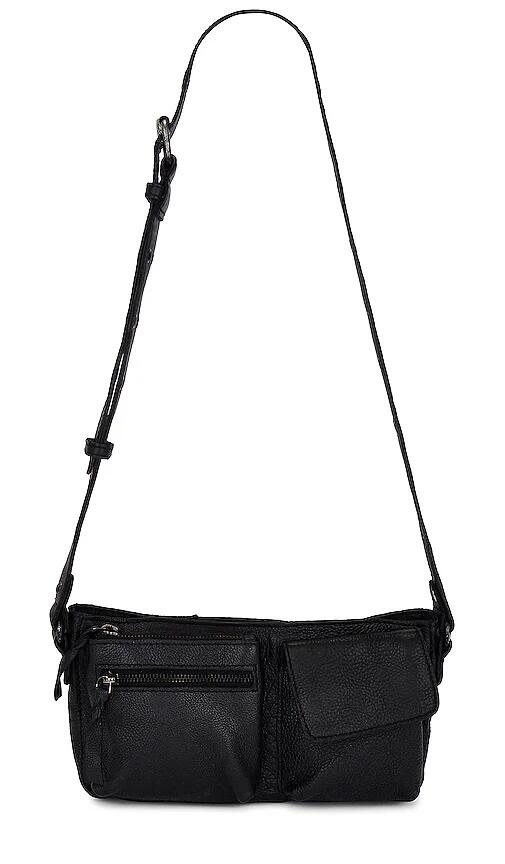 Free People Wade Leather Sling in Black Cover