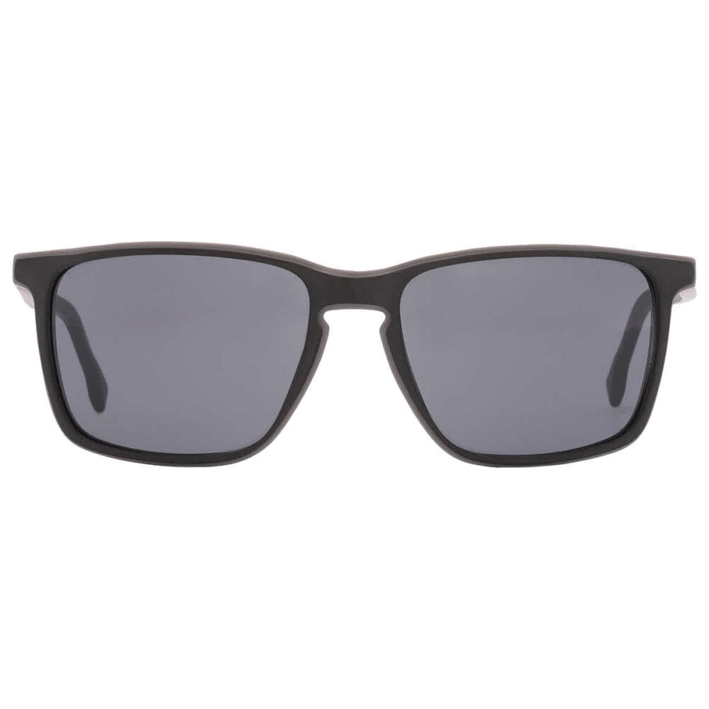 Hugo Boss Grey Rectangular Mens Sunglasses Cover