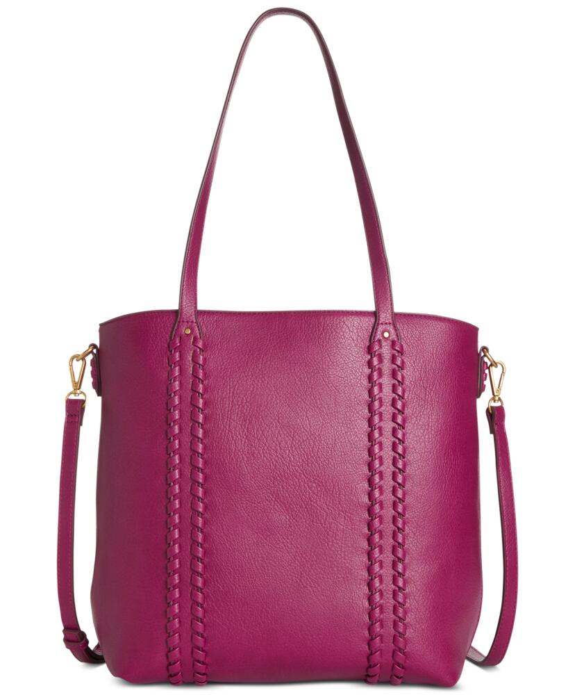 Style & Co Whipstitch Tote Bag, Created for Macy's - Twinberry Cover