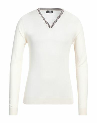 Lab. Pal Zileri Man Sweater Ivory Silk Cover