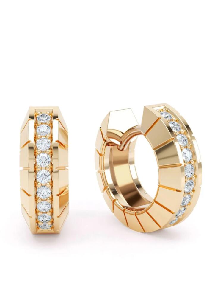 LOEV 18kt yellow gold Eternity diamond earrings Cover