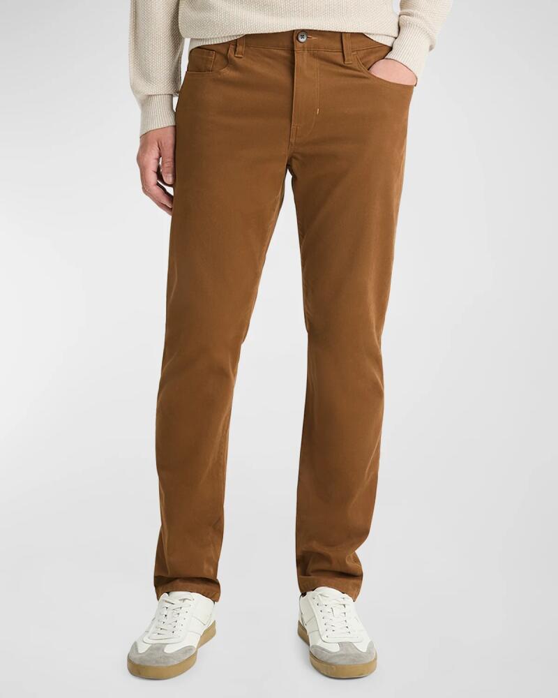 Vince Men's Dylan Peached Cotton 5-Pocket Pants Cover