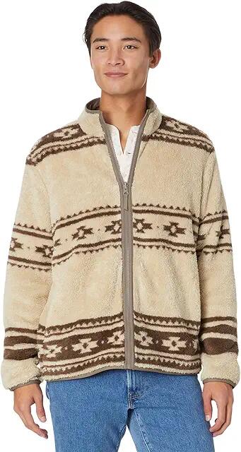 Faherty Steven Paul Jaud High Pile Fleece Reversible Jacket (Sand Dune Thunderbird) Men's Jacket Cover