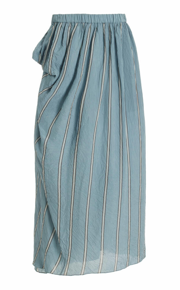 Diotima - Peplos Gathered Maxi Skirt - Grey Cover