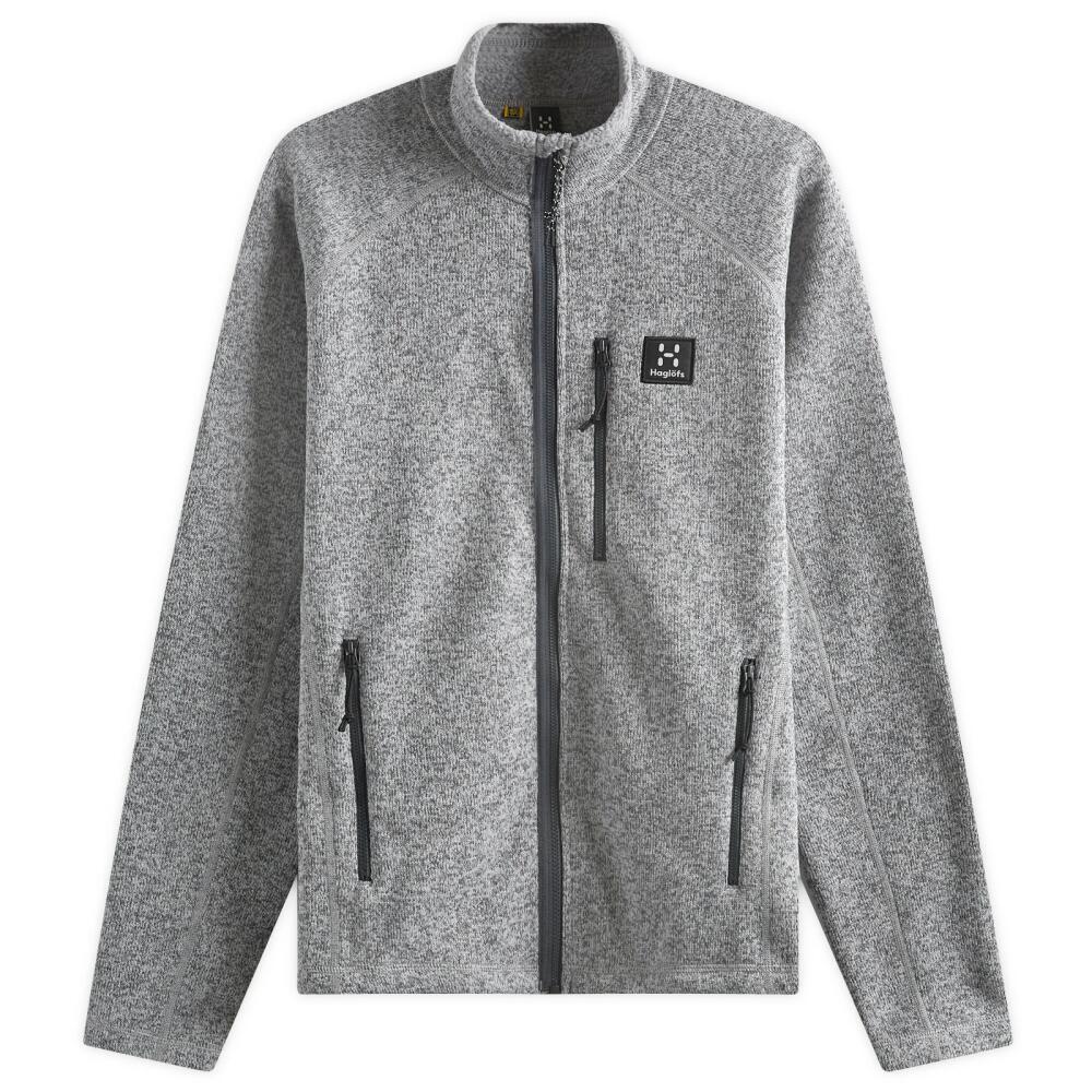 Haglöfs Men's Risberg Fleece Jacket in Concrete Cover