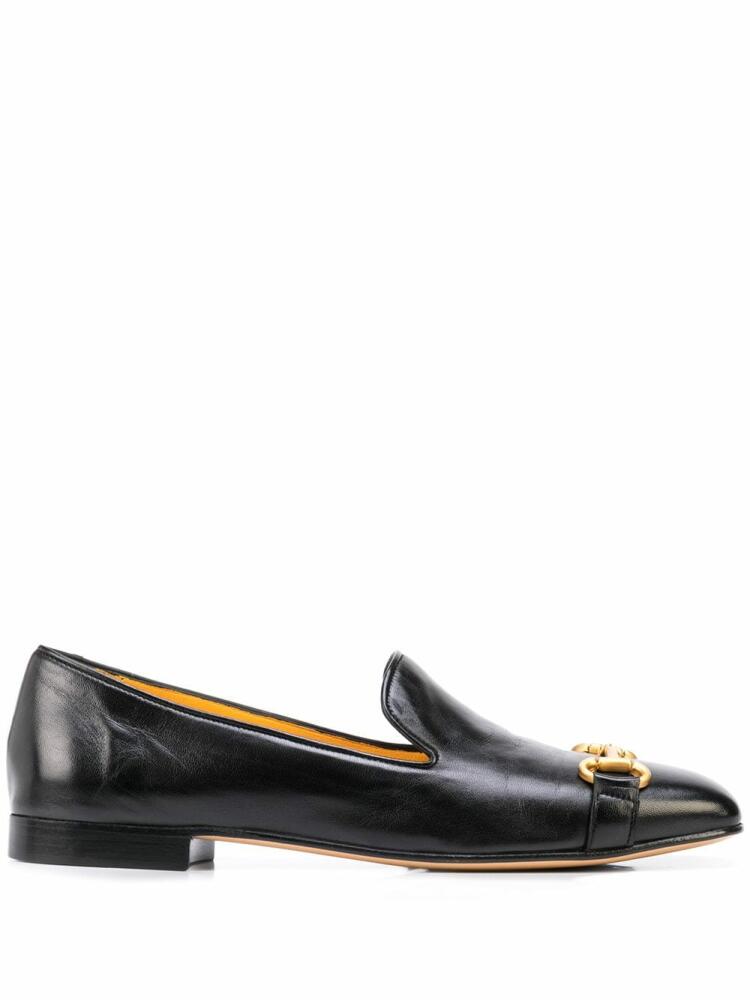 Madison.Maison square-toe horsebit loafers - Black Cover