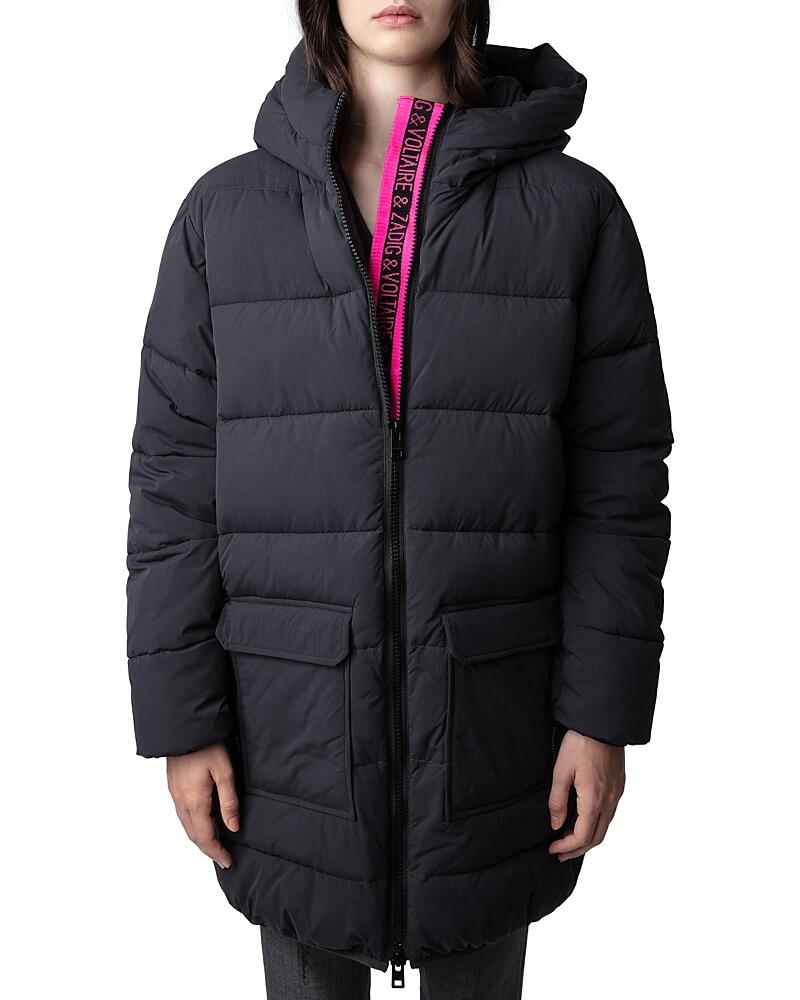 Zadig & Voltaire Korail Hooded Puffer Coat Cover