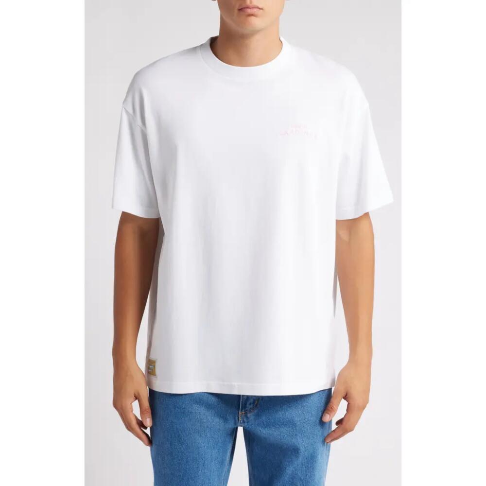 Percival Sardines Oversize Graphic T-Shirt in White Cover