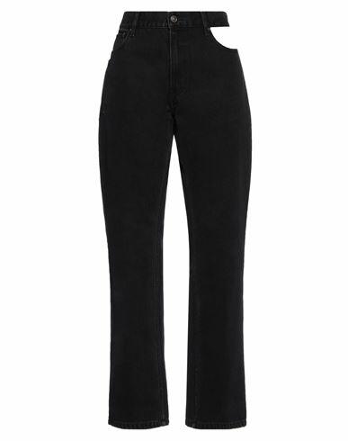 Gauchere. Woman Jeans Black Cotton Cover