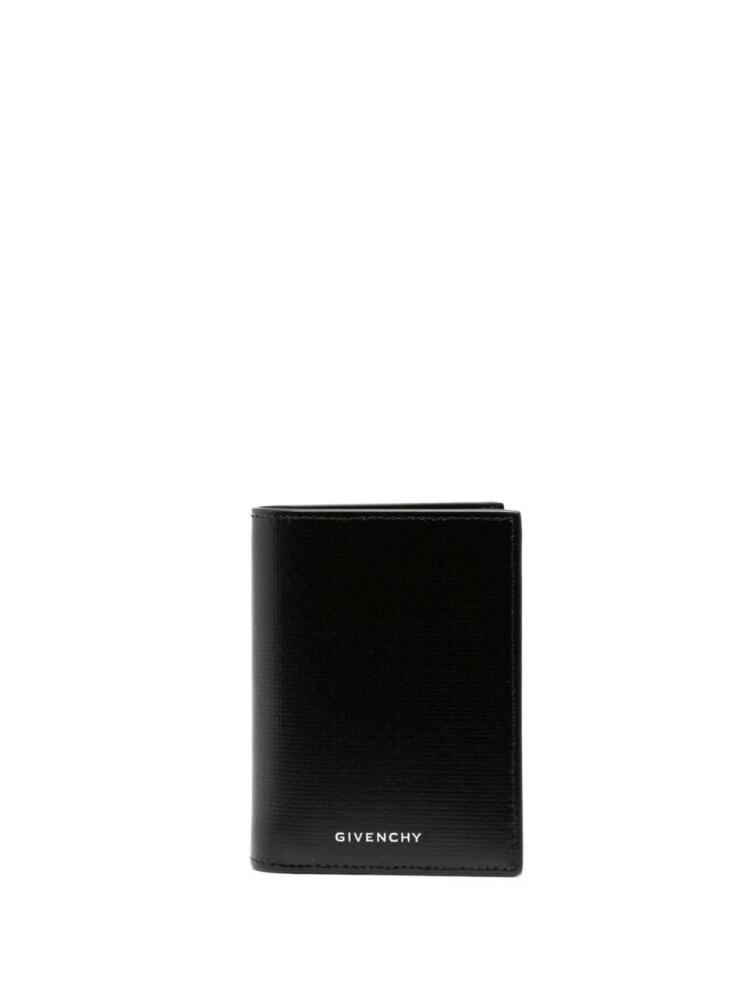 Givenchy logo-print leather wallet - Black Cover