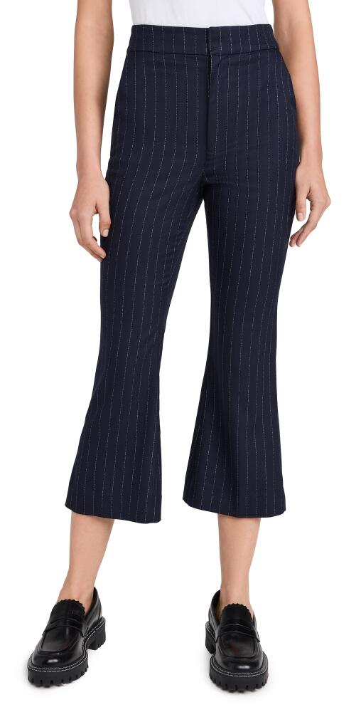 Favorite Daughter The Phoebe Pants Navy Pinstripe Cover