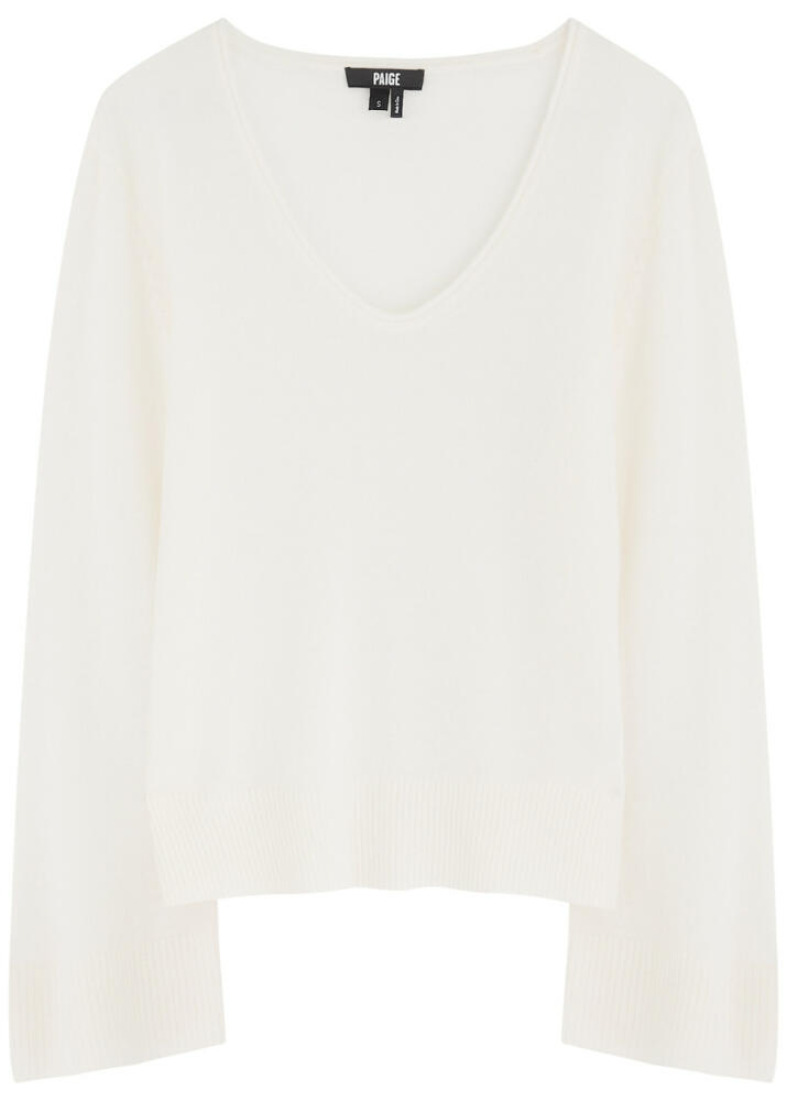 Paige Akala Cashmere Jumper - Ivory Cover