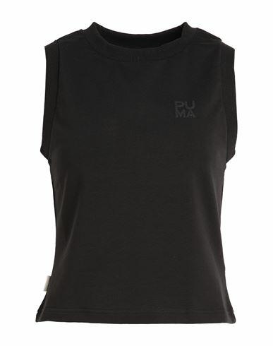 Puma Infuse Slim Tank Woman Top Black Cotton, Polyester, Elastane Cover