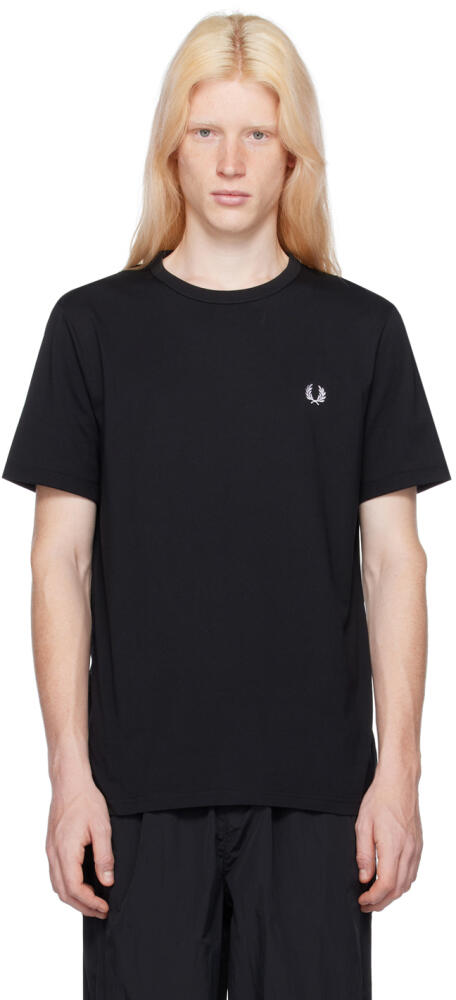 Fred Perry Black Ringer T-Shirt Cover