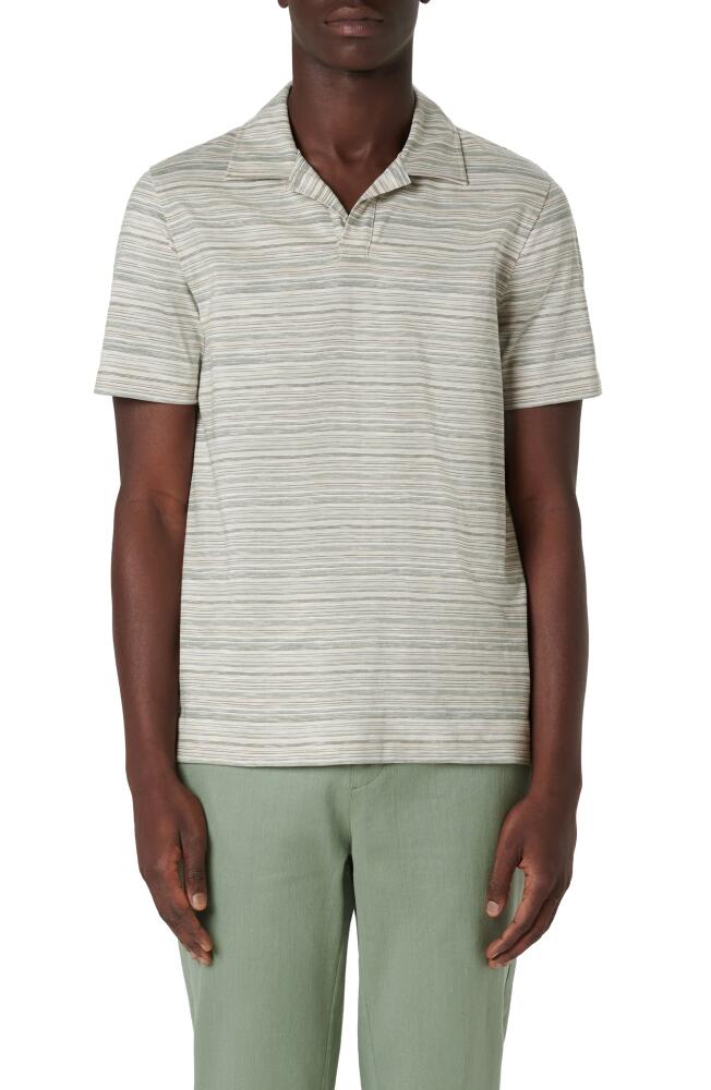 Bugatchi Johnny Collar Polo in Khaki Cover