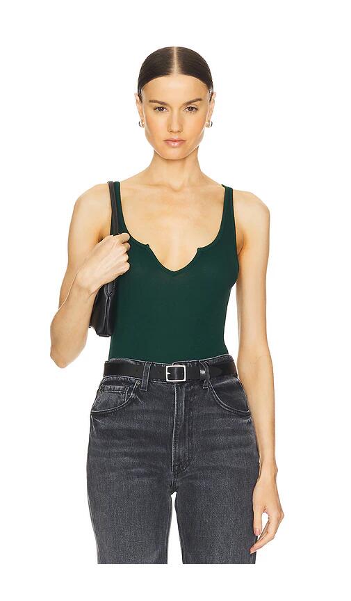 Michael Lauren Murphy Tank in Dark Green Cover