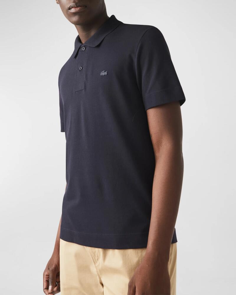 Lacoste Men's Organic Stretch Cotton Piqué Polo Shirt Cover