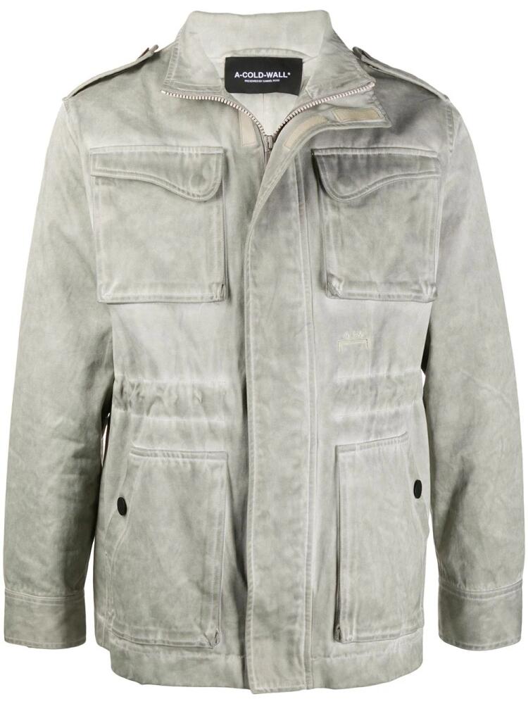 A-COLD-WALL* single-breasted utility jacket - Grey Cover